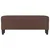 Vidaxl Klop rjava 100x35x41 cm umetno usnje