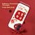 ALittleFlower Maska za mobilni telefon IPhone 16 Plus, Crveno-bela