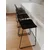 shumee Barski stol Dill Low Black s črno blazino