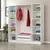 Hanah home Ormar Kale 180x190x52cm Belo-Crni