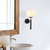 Opviq Zidna lampa E14 Socket, Crno-Bela