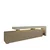 HANAH HOME TV polica Beliz Travertine Warm Oak