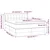 Vidaxl Box spring postelja z vzmetnico modra 140x190 cm blago
