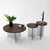 Hanah Home Klub sto Serenity, 70x40x cm, Braon
