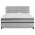 BOXSPRING KREVET CARMEN C 160/200 cm , svetlosiva