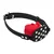 Rimba Bondage Play Mouthgag with Bit Black-Red