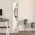 Hanah Home Polica za knjige Arrow, 165x31.8x31.8 cm, Bela