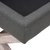 vidaXL Tabure za pohranu tamnosivi 110 x 45 x 49 cm od tkanine