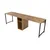 Nordure Radni sto 240x74x60?cm Bež-Crni