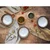 Creatable Set Posod Cascade Brown, 4-Delni