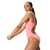 Speedo solid web back neon melon l - uk36