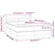 Vidaxl Box spring postelja z vzmetnico temno modra 140x200 cm žamet