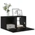 Set TV komoda Zidne Crna 60 x 30 x 30 cm Konstruirano drvo
