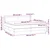 Vidaxl Box spring postelja z vzmetnico temno rjav 200x200 cm blago