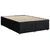 vidaXL Postelja boxspring z vzmetnico Črna 160 x 200 cm Blago