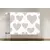 tulup.si Pokrov za radiator PVC Siva srca 80x60 cm