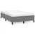 Vidaxl Posteljni okvir brez vzmetnice temno siva 120x190 cm blago