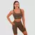 GymBeam Sportski grudnjak Cut-Out Olive