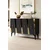 Hanah Home komoda Elips 120, 120 cm, antracit / zlatna