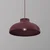 Luster na sajli BASCA 1xE27/15W/230V bordo