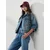 Next Prehodna jakna moder denim