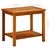 Vidaxl Klubska mizica 50x35x45 cm trden akacijev les