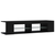 TV ormarić s LED svjetlima crni 135 x 39 x 30 cm