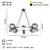 Opviq Luster Zerde-87-08, O14, 12cm, IP20 Srebrne boje
