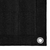 Balkonski zastor crni 90 x 500 cm HDPE