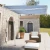 MAISON CHIC Prostostoječa ročno zložljiva tenda - Senčniki 300x250 cm modra/bela, (22038575)