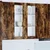 Vidaxl Viseča omarica Dimljeni oreh 80 x 31 x 100 cm Konstruiran les