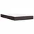 vidaXL vidaXL Box spring postelja z vzmetnico temno rjava 120x190 cm blago, (21307719)