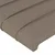 Vidaxl Vzglavje postelje sivo-rjavo 90x5x118/128 cm blago