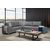ATELIER DEL SOFA Ugaona garnitura Loft Grey