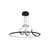 Rabalux Visilica Menazi, Sa daljinskim, LED, 46W, CCT, ?64cm, Crna