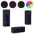 TV zidni ormari Zidne 4 pcs Crni hrast Konstruirano drvo