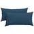 Jastučići za sofu 2 pcs Plava 80 x 40 cm tkanina