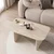 Hanah Home klub sto Pietra, 100 cm, travertin