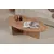 Nordure Klub sto Orba, 120x40x65 cm, Braon