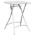 Bistro set 3 pcs Bijelo Čelik