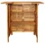Barski stol od masivnog bagremovog drva 110 x 50 x 105 cm