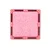 Cleverclixx Magnetni gradbeni set Glitter Tiles Pack Transparent - roza – 16 kos