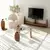 HANAH HOME TV polica Surf Chesnut Transparent