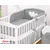 Bobono 3-delni komplet posteljnine 135x100 - antracitna srca