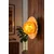 Opviq zidna lampa Petalis, 1 × E27, krem