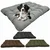 shumee Pasja postelja PRESTIGE blazina 120x80 cm vodoodporna rjava