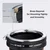 K&F Concept KF,M12126,HIGH PRECISION LENS ADAPTER,Anti reflection,EOS-M4/3 IV PRO