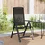Ležaljke u vrtu 2 pcs Crna 58 x 71 x 112 cm Tekstilen
