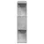 Pregrada / regal za knjige 3 razina sivi 70x24x97 cm drveni
