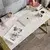 Hanah home Radni sto 120x75x60?cm Belo-Zlatni